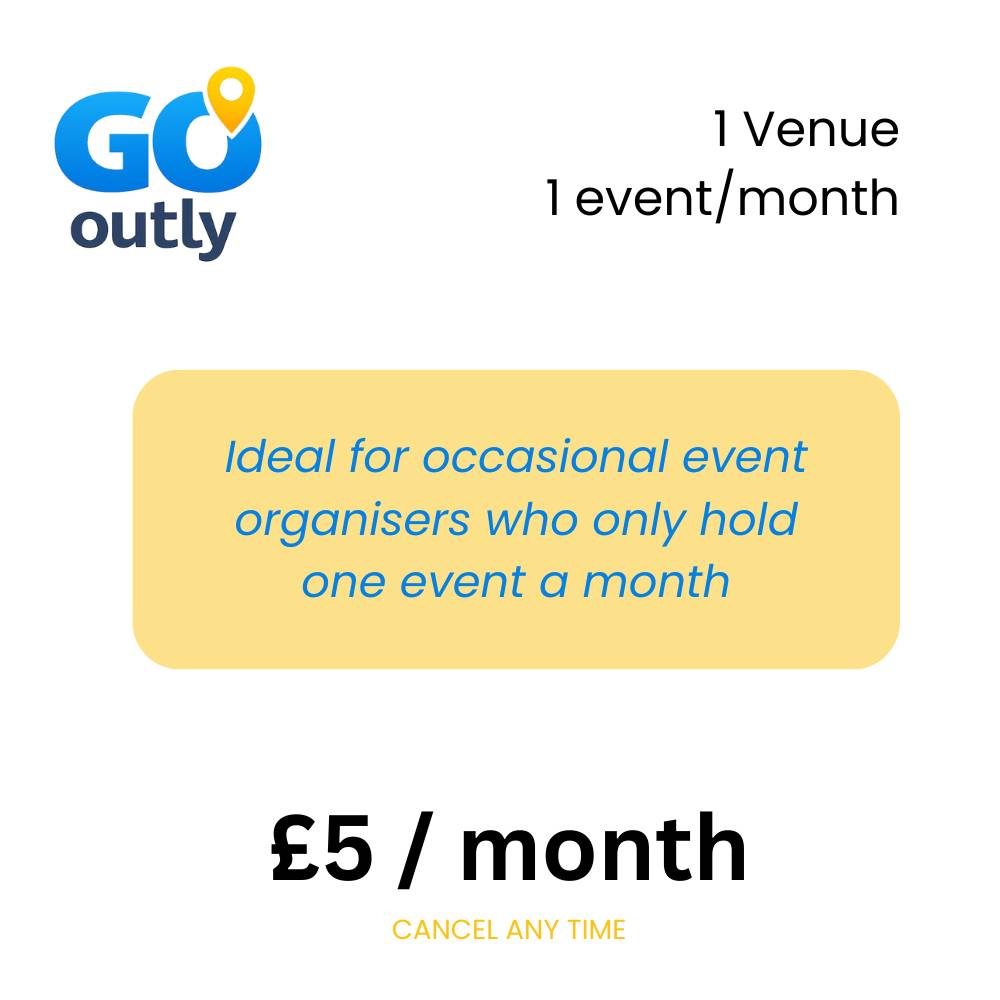 GoOutly – 1 event / month