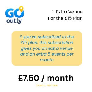 Extra Venue Slot (for £15 plan)