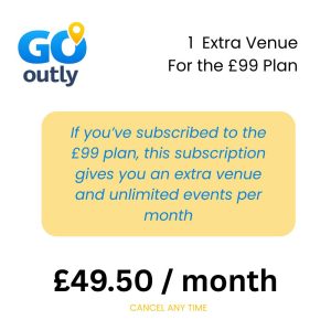 Extra Venue Slot (for £99 plan)